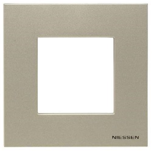 Рамка универсальная ABB Niessen Zenit 1-м. 2 мод. N2271 CV шампань картинка